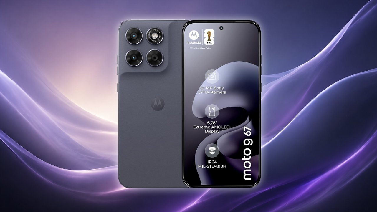 [15/07/2026] Motorola Moto g67 5G Smartphone (6,78“-Super-HD-Display mit Corning Gorilla Glas 7i, Sturz- und Kratzschutz, 50-MP-Kamera, 4/256 GB, 5100 mAh, Android 16) Pantone Arctic Seal Amazon Angebot