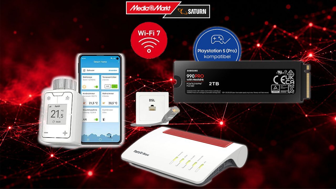 [14/07/2026] Netzwerk- und Speicher-Deals bei MediaMarkt / Fritzbox, Samsung-SSD 990 Pro und mehr zu Bestpreisen