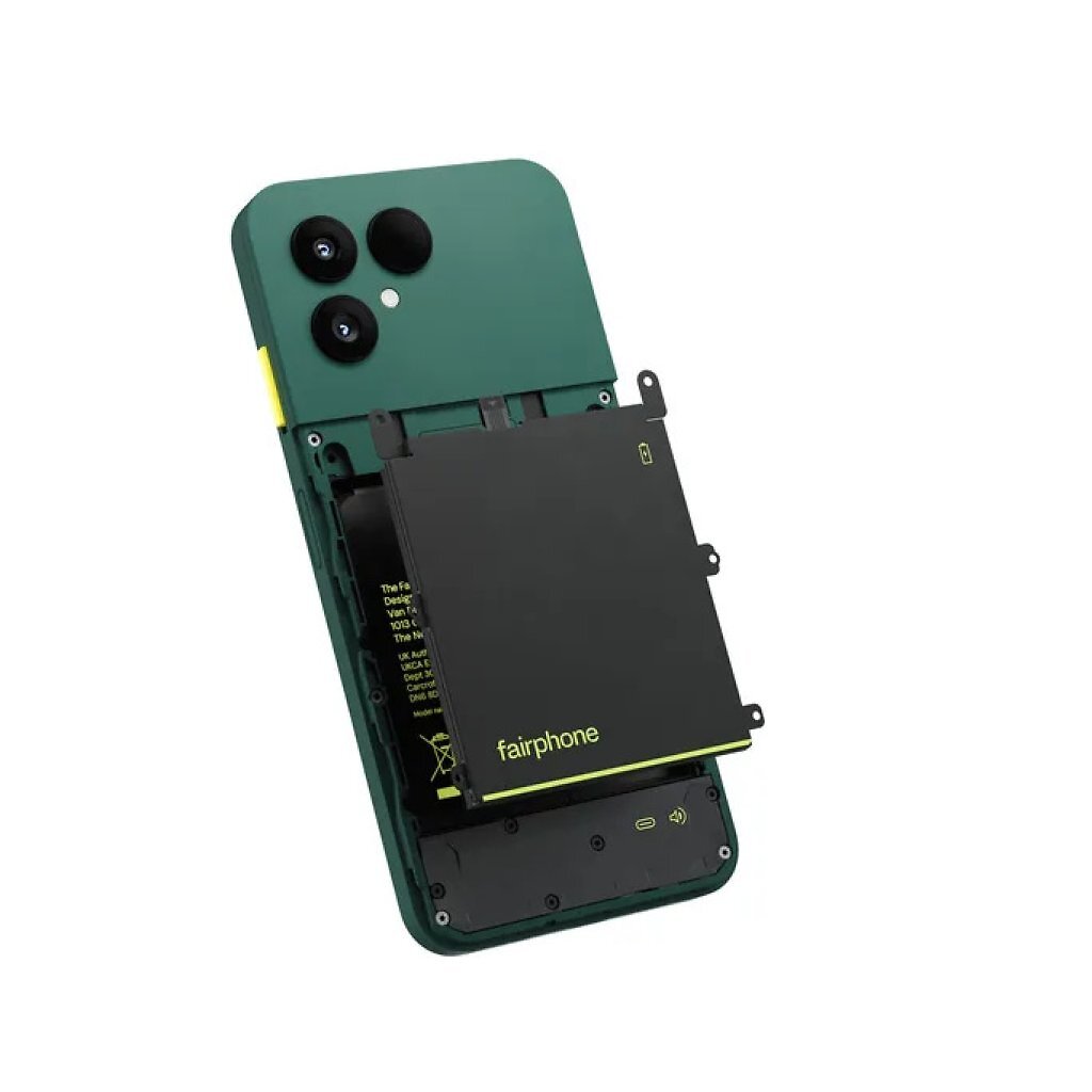 [06/07/2026] Der Akku des Fairphone 6 ist nicht fest verklebt und kann bei nachlassender Laufzeit ausgetauscht werden.