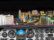 Las Vegas bei Nacht ist mit seiner dichten Bebauung und den vielen Lichteffekten ein guter Test f&uuml;r die Leistung der Grafik-Engine. Ergebnis: P4 bevorzugt.