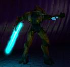 Gut als Desktop-Hintergrund zu gebrauchen: Eine Alien-Commander aus Halo.