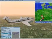 Alle wichtigen Flug- und Navigationsdaten k&ouml;nnen in interaktiven Infofenstern angezeigt und &uuml;berpr&uuml;ft werden.