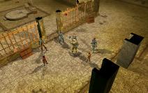 Originelle Anspielungen wie dieser Fight Club unter einer Hafenschänke sind leider rar gesät  schade, da bot Baldurs Gate 2 mehr.