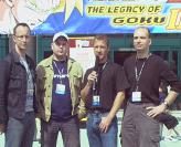 Vier vor der Tür: Müller, Gooding, Wagner und Lenhardt gehören zur PC-Games-E3-Abordnung, die auf der weltgrö&szlig;ten Spielemesse in Los Angeles für Sie nach den hei&szlig;esten Spiele-Neuheiten fahndet. Das Ergebnis: Exklusive Videos auf DVD und ein umfangreicher Report!