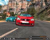 Den Golf 5 GTI schalten Sie erst im späteren Spielverlauf frei. Vorher nehmen Sie mit älteren Golf-Modellen vorlieb.
