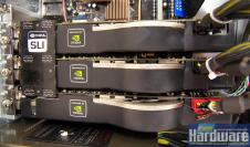 Triple-SLI: Problems with micro stuttering is obvious and cannot denied (Bild: PCGH)