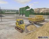 Im Level Kiesgrube müssen Sie eine bestimmte Menge Sand ins Depot verfrachten. Dabei stehen Ihnen Baumaschinen wie Bulldozer, Transport-Lkw oder Löffelbagger zur Verfügung.