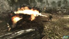 Zuletzt baute Treyarch den Flammenwerfer-Aufsatz bei CoD: World at War (im Bild) ein. Bei Black Ops kommt er zurück.