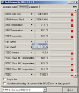 GPU-Z 0.3.1 - Übersicht über die ausgelesenen Sensoren.