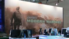 Messe-Impression am Modern Warfare 2-Stand - am ruhigen Vortag.