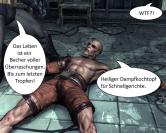 Schlaumeiersprüche für Batman: Arkham Asylum.