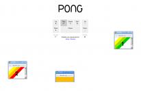 Browser Pong wird mit Browser-Fenstern gespielt