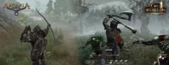 Bildervergleich der Kämpfe: Gothic 4 (Arcania: A Gothic Tale) gegen Two Worlds 2. 