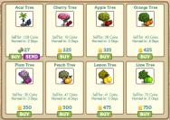 Bäumchen wechsel dich: Nur acht von 17 Farmville-Bäumen können Sie mit Coins kaufen - den Rest müssen Sie sich von Ihren Nachbarn schenken lassen.