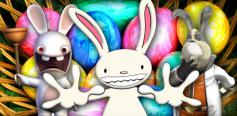 Rabbids, Sam und Peppy Hare: Diese und andere Hasen eroberten die Gamingwelt. Ob sie auch zum Ostereier färben taugen, wissen wir allerdings nicht.

