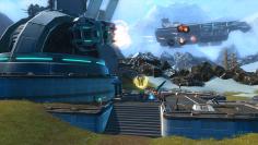 Star Wars: The Old Republic - Auf Alderaan müsst Ihr Geschütze einnehmen, um mit ihnen ein gegnerisches Schiff vom Himmel zu schießen.