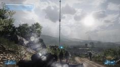 Wenn sich bei Battlefield 3 in der Mission "Ein steiniger Weg" das riesige Schlachtfeld öffnet, ist Battlefield-Feeling pur angesagt!
