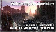 Nachdem wir den Weltuntergang 2012 überlebt haben, wenden wir uns heute den Videospielen zu, die einem nicht so glücklichen Ausgang hatten.