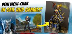 Wir erfüllen Fans von World of Warcraft einen Traum:Der eigene WoW-Charakter als gemaltes Poster für die Wand. Um teilzunehmen müsst ihr einfach nur einen Screenshot eures Charakters einschicken. 