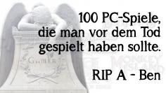 100 Spiele, die ihr vor eurem Tod wenigstens angezockt haben solltet - wir beginnen mit der Liste von Klassikern, Meilensteinen und Krachern alphabetisch bei A und arbeiten uns vor.