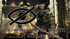 In The Elder Scrolls 5: Skyrim lässt sich im Schleich-Modus allerlei Schabernack anstellen. Die Wachen sind einfach zu dämlich um etwas zu bemerken.