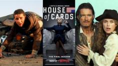 Szenenbilder aus "Transformers" und "Fluch der Karibik 2", Titelbild von "House of Cards" Staffel 6