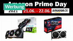 Amazon Prime Day: Grafikkarten-Deals beim Prime Day, Angebote für RTX 3070, Radeon RX 6800 XT