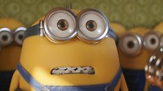Minion mit Zahnspange.