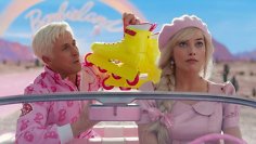 Ryan Gosling und Margot Robbie in Barbie.