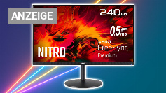 Spec-Monster für unter 200 Euro: Gaming-Monitor mit 2.560 × 1.440 und 240 Hz von Acer