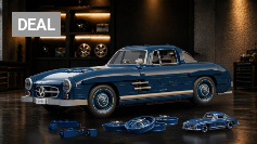 Konkurrenz für Lego: Mercedes-Benz 300 SL mit 1600 Teilen fährt zum Bestpreis aus dem Lager