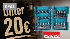 Bestpreis bei Amazon: Makita Bit-Set B-66880 für Akkuschrauber unter 20 Euro