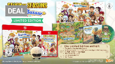 Stofftier, Artbook, Poster, Soundtrack für 5 Euro dazu - Story of Seasons: Grand Bazaar Limited Edition günstig wie nie