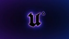 Das lila Logo der Unreal Engine 6