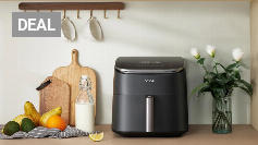 Cosori Turboblaze Airfryer Heißluftfritteuse, 9-in-1 Air Fryer XXL 6L, leiser DC Motor mit 5 Geschwindigkeitsstufen, Grillen, Backen, Gären, Dehydrieren, Tiefkühlen, 87 Rezepte, 64% energiesparend Amazon Angebot