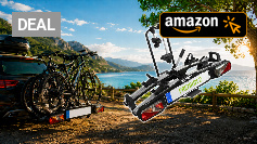 EUFAB 11521 Fahrradträger PREMIUM 2, E-Bike geeignet, komplett vormontiert, Diebstahlschutz, für 2 Fahrräder, für Anhängekupplung, Schwarz, Silber Amazon Angebot