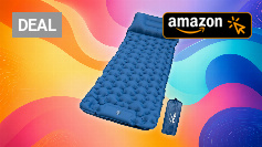 HiiPeak Isomatte Selbstaufblasend – Suede Aufblasbare Camping matratze mit Integriertem Kopfkissen, Wasserdicht Luftmatratze Outdoor, Kompaktes Packmaß, Isomatte Ultraleicht für Wandern und Strand Amazon Angebot