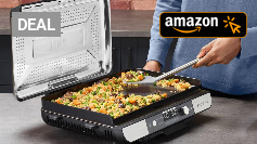 Nach Heißluftfritteuse und Eismaschine der nächste Ninja-Hit? Neuer Sizzle Pro XL Indoor-Grill beim Prime Day stark reduziert