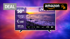 JVC LT-50VRQ3555 Fernseher 50 Zoll Fire TV 4K QLED Smart TV mit Dolby Vision HDR, Dolby Atmos, Alexa Sprachsteuerung, Apple AirPlay und Triple Tuner, UHD Fernseher (2026) Amazon Angebot