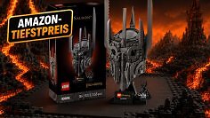 Bei Amazon nie günstiger: Lego Saurons Helm mit Sauron-Minifigur jetzt für unter 47 Euro