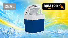 Mobicool ME27 elektrische Kühlbox, 12V und 230V, 26L, blau - Mini-Kühlschrank für Auto, Camping, Urlaub, Boot, Festivals - leicht, tragbar, mit praktischem Kabelfach und Eco/Max Modus Amazon Angebot