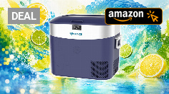 BINGI Kompressor Kühlbox 22L Tragbarer Auto Kühlschrank 12/24V DC und 230V AC Mini Gefrierschrank für Auto, LKW, Camping, Wohnmobil und Zuhause (15℃ bis -18℃) [Energieklasse B] Amazon Angebot