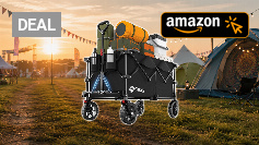 Sekey XXL Plus Bollerwagen Faltbar 200L 200KG Tragkraft, Faltbarer Bollerwagen Geländetauglich mit Bremsen, Handwagen Patentiert Klappbar aus Vier Richtungen, XXL-PlusG 4010, Tiefschwarz Amazon Angebot