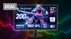Amzfast Gaming Monitor 27 Zoll, QHD 2560x1440, 200Hz, Fast-IPS 1ms MPRT, Adaptive Sync, HDR400, 132% sRGB, Lautsprecher, VESA + ausziehbarer Kopfhörerhalter – AMZG27F5Q Amazon Angebot