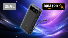 Anker Powerbank, 20.000mAh tragbares Ladegerät mit integriertem USB-C-Kabel, 87W Max Schnelllade-Akku, 1 USB-C und 1 USB-A, für MacBook, iPhone 17/16/15/14 Serie, Samsung, Switch, und mehr Amazon Angebot