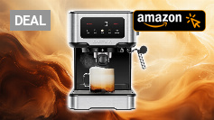 Chefman CraftBrew 15-Bar-Siebträgermaschine, 1,5L-Wassertank, Dampfstab | digitaler Touchscreen, Latte &amp; Cappuccino, kompakt, abnehmbar, Edelstahl Amazon Angebot