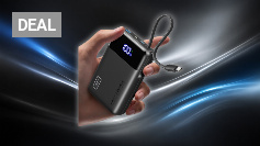 INIU 45W Power Bank, Ultra Klein 20000mAh Powerbank mit Integriertem USB C Kabel, Schnellladen Externe Handyakkus, Flugzeug Geeignet, Reise-Essential für iPhone 17 16 15, Samsung S22, Xiaomi, iPad etc Amazon Angebot