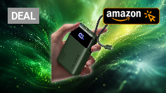 INIU 45W Power Bank, Ultra Klein 20000mAh Powerbank mit Integriertem USB C Kabel, Schnellladen Externe Handyakkus für Camping, Wandern, Outdoor Aktivitäten, Festival Nutzung, Grün Amazon Angebot