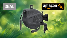 KESSER® automatische Schlauchtrommel 15 m + 2 m, Wand Schlauchbox mit Aufrollautomatik, Schlauchaufroller mit Gartenschlauch, 180° schwenkbar + Multi Handbrause mit 9 Modi, inkl. 2 Aufsätze, Anthrazit Amazon Angebot
