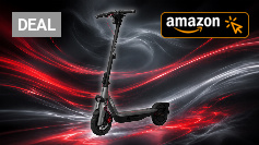 Segway-Ninebot F3 D, E-Scooter mit Straßenzulassung für Erwachsene, 70km Reichweite im Eco-Modus, 120kg Tragfähigkeit, doppelte hydraulische Federung, Smart Display, Schwarz Amazon Angebot